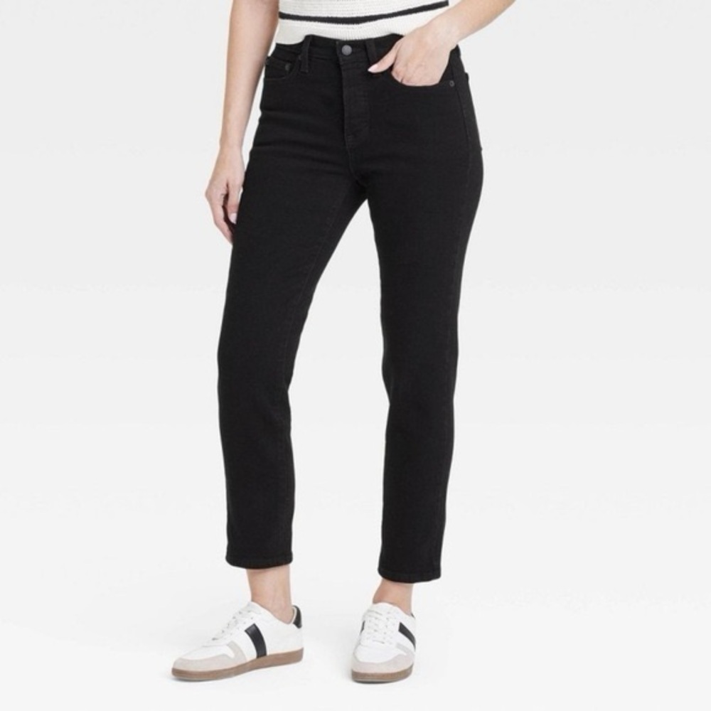 Universal Thread Black Women's Jeans 80s Straight